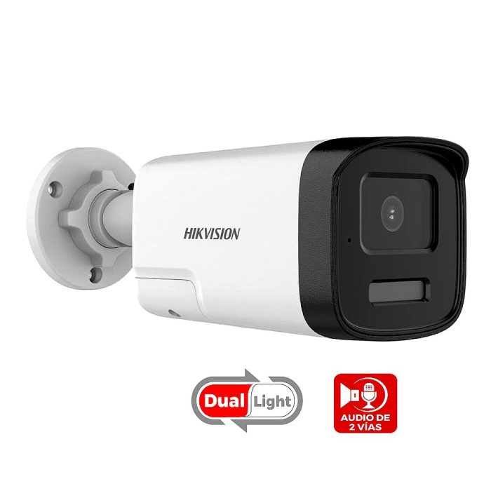 Hikvision - Surveillance camera - 2MP Smart Hybrid Light Aud