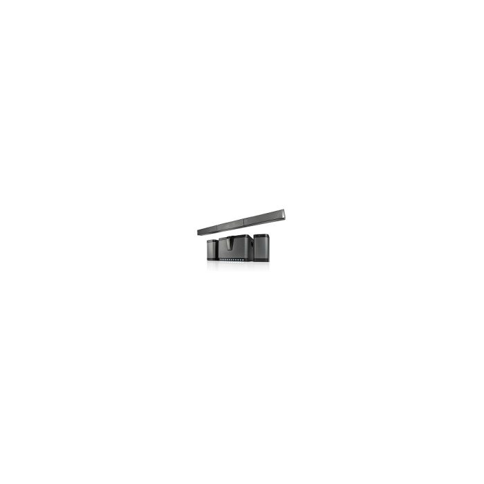 Klip Xtreme KSB-500 - Sound bar - Black & silver - 5.1Ch. Optical