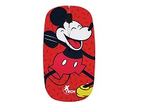 Xtech - XTM-D340MK - Mouse - 2.4 GHz - Wireless - Bright red - Disney Mickey Mouse