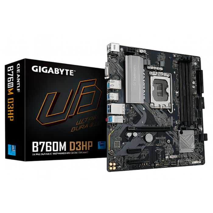 LGA 1700  INTEL GIGABYTE B760M-D3HP-DDR4 PCIE 4.0 X4 M.2 HDMI