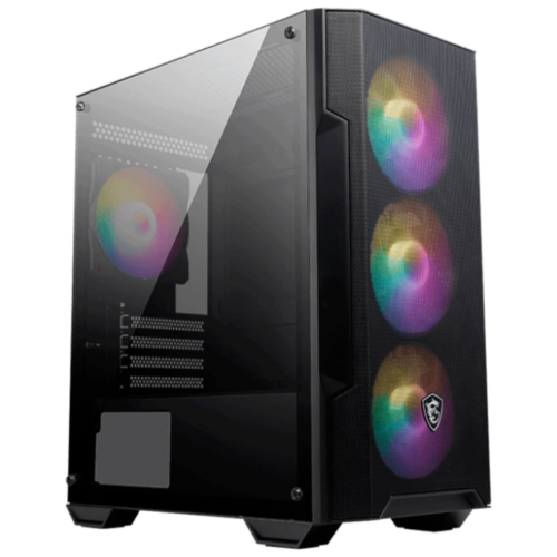 CASE MSI MAG FORGE M100A WITH FANS MIC/AUD MICRO ATX ACERO PLASTICO