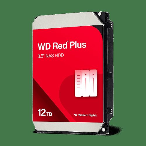 Western Digital WD Red - Hard drive - Internal hard drive - 12 TB - 3.5" - 7200 rpm - SATA