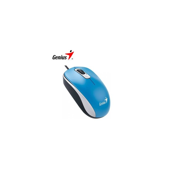 MOUSE GENIUS DX-110 USB OPTICO 1000 DPI BLUE (PN 31010116103)