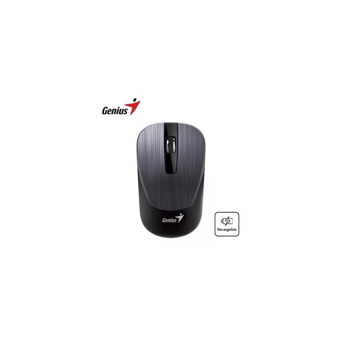MOUSE GENIUS ECO-8015 WIRELESS BLUEEYE RECARGABLE IRON GREY (31030011412)