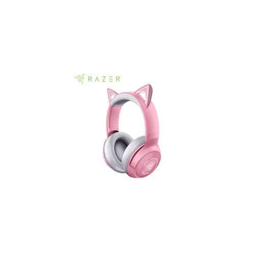 AUDIFONO C/MICROF. RAZER KRAKEN KITTY V2 BT WIRELESS CHROMA QUARTZ (RZ04-04860100-R3U1)