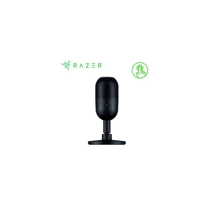 MICROFONO RAZER SEIREN V3 MINI USB STREAMING SUPERCARDIOIDE C/N SENSOR TOUCH SILENT BLACK (RZ19-05050100-R3U1)