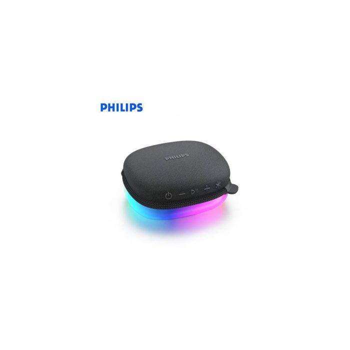PARLANTE PHILIPS TAS2307 RGB BLUETOOTH 7H 5W/10W USB-C BLACK*