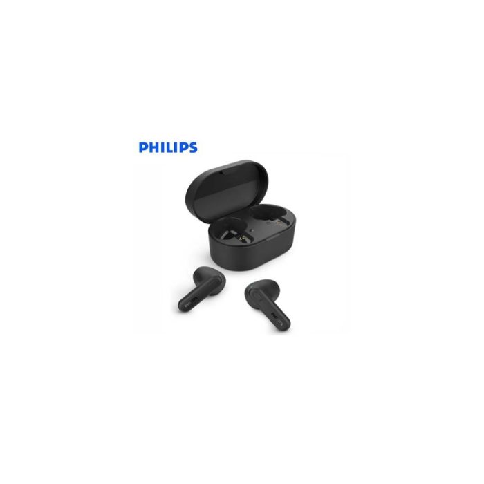 AUDIFONO C/MICROF. PHILIPS TRUE WIRELESS TAT1138BK BT 15H IPX4 USB-C BLACK*