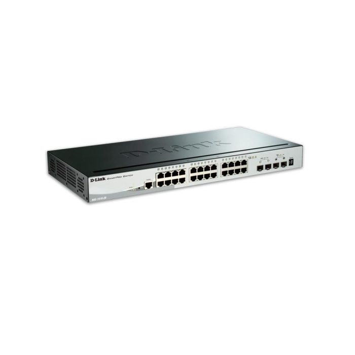 Switch administrable D-Link SmartPro DGS-1510, 24 LAN GbE, 2 1G-SFP, 2 10G-SFP+.