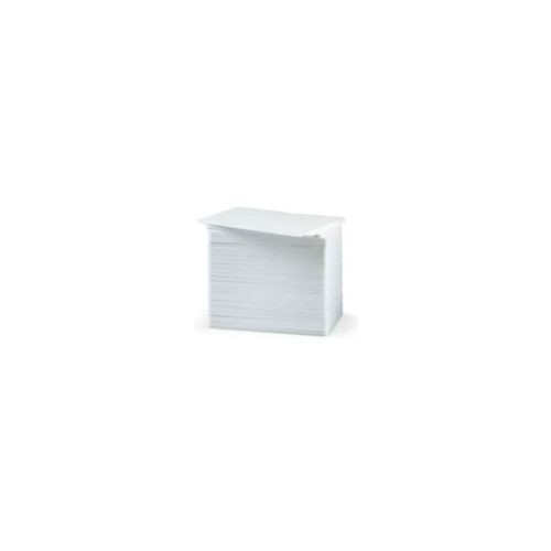 Tarjeta de identificación Zebra Premier - Imprimible - 53.85mm x 85.85mm Longitud - Blanco - Cloruro de Polivinilo (PVC) - 500 Paquete