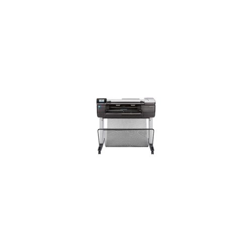 Impresora de gran formato de inyección de tinta HP Designjet T830 - Includes Impresora, Copiadora, Escáner - 609.60mm (24") Ancho de Impresión - Color - 4 Color(es) - 26Segundo Velocidad de color - 2400 x 1200 dpi - 1GB - Ethernet - LAN inalámbrica - Alimentación de hojas Color Scan - Alimentación de hojas Color Copy - Rollo de papel, Papel bond, Papel Estucado, Papel reciclado, Papel recubierto de gramaje extra, Papel Normal, Papel blanco intenso de inyección de tinta, Papel técnico