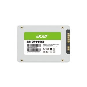 SSD ACER Unidad de Estado Solido, 2.5 Interno - 960GB - SATA (SATA/6.0) - 300TB TBW - 560MB/s Tasa de transferencia de lectura m谩xima