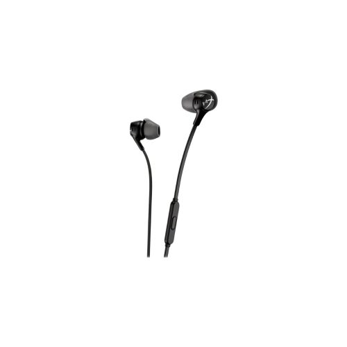 HyperX Cloud Earbuds II - Auriculares internos con micro - en oreja - cableado - conector de 3,5 mm - negro