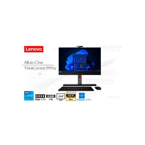 PC All in One Core i5-12500 LENOVO ThinkCentre M90 16|1TB|23.8" grafica Intel UHD 770, W11PRO