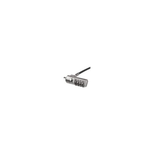 StarTech.com Cable de 2m con Candado de Seguridad de Combinación - con 4 Dígitos - Cable Antirrobo para K-Slot de Seguridad para Ordenadores Portátiles o Monitores
