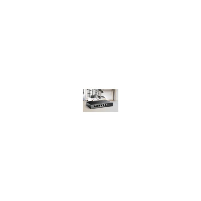 TP-Link TL-SF1006P - V1 - conmutador - sin gestionar - 6 x 10/100 (4 PoE+) - sobremesa, montaje en pared