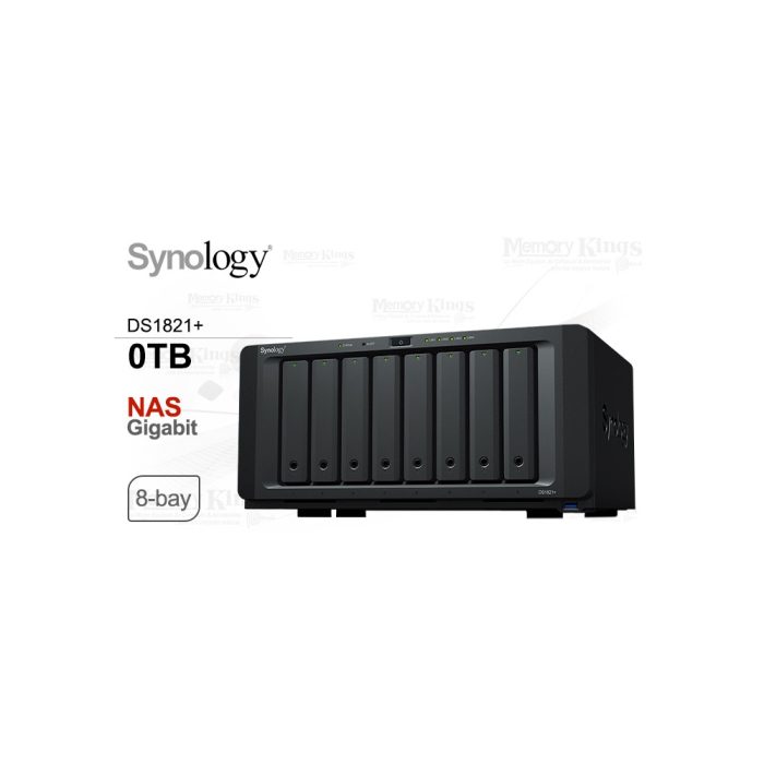 ALMACENAMIENTO NAS 0TB SYNOLOGY DS1821+ 8-bahias