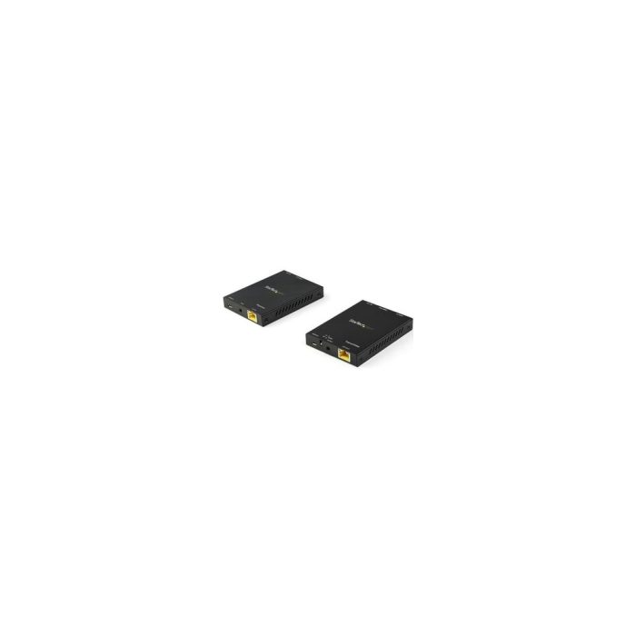 StarTech.com Transmisor de vídeo (emisor/receptor) - Cableado - 1 Dispositivo de Entrada - 1 Dispositivo de salida - 50m Alcance - 2 x Red (RJ-45) - 1 x Entrada HDMI - 1 x Salida HDMI - 3840 x 2160 Resolución de vídeo - 4K - Par trenzado - Categoría 6