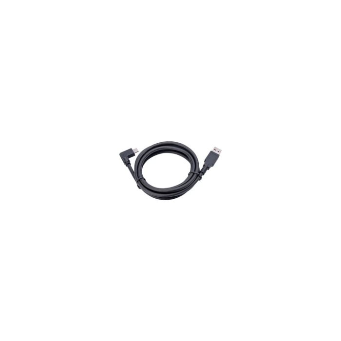 Jabra 1.80m USB Cable de transferencia de datos para Computador, Hub - Extremo Secundario: 1 x USB 2.0 Type A - Male - Negro