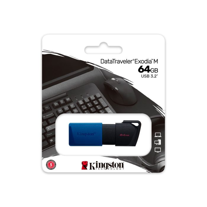 MEMORIA USB 64GB KINGSTON DT EXODIA M