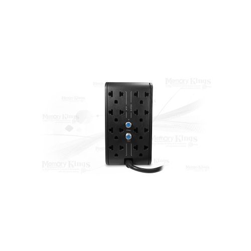 ESTABILIZADOR 1000VA(500W) CDP R2CU-AVR1008i 8-Tomas, 4pt-USB WHITE