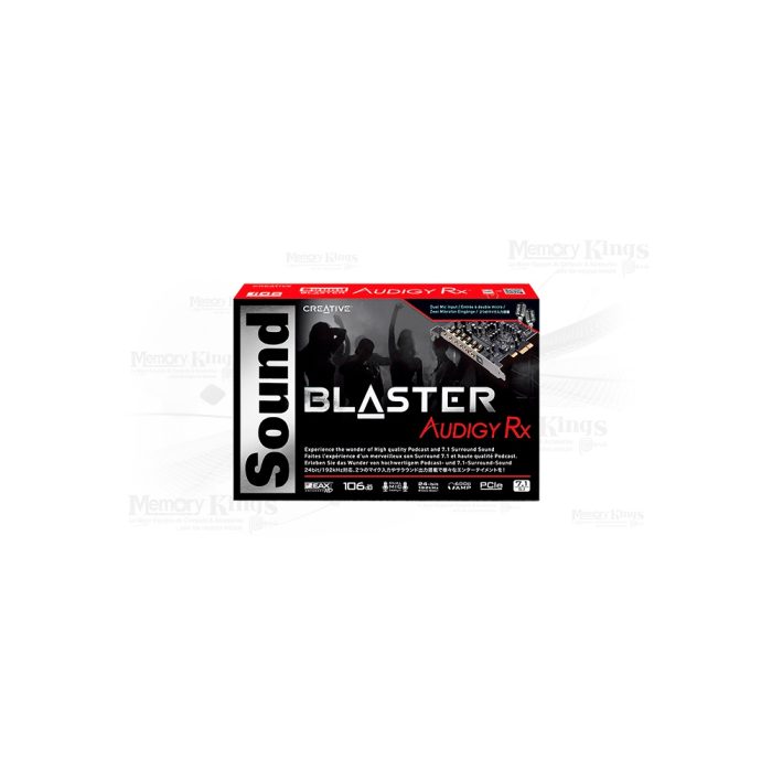 SONIDO PCIe CREATIVE AUDIGY RX SB1550 5.1 EAX