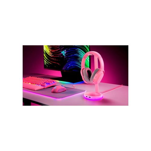 SOPORTE AURICULAR RAZER Station V2 RGB +HUB QUARTZ