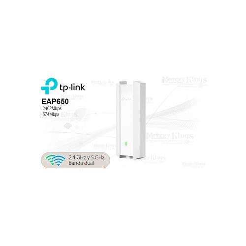 TP-LINK EAP650-Outdoor V1 - Punto de acceso inalámbrico - Wi-Fi 6 - 2.4 GHz, 5 GHz