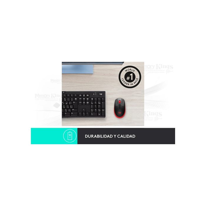 MOUSE NB Wireless LOGITECH M190 RED