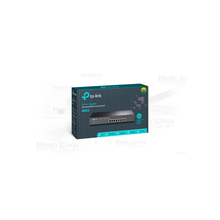 SWITCH GbE 8pt TP-LINK TL-SG1008 Rackeable