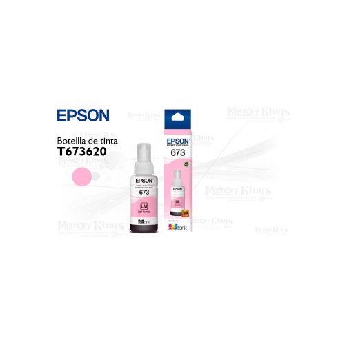 Botella de TINTA EPSON 673 Magenta Claro 70ml