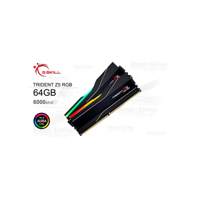 MEMORIA DDR5 64GB 6000 CL30 G.SKILL Trident Z5 Neo (2x32GB) AMD EXPO BLACK