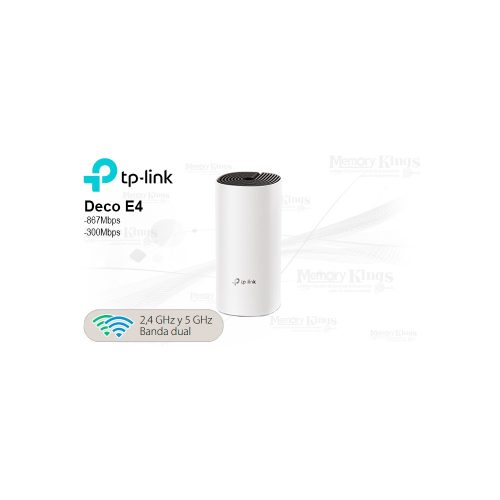 ROUTER TP-LINK Mesh Deco E4(PAQx1) AC1200 2BAND