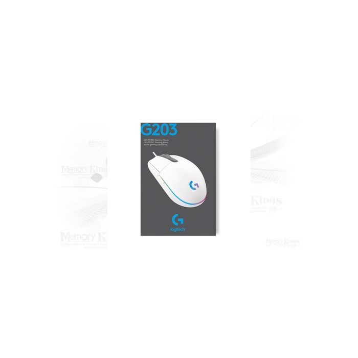 MOUSE Gaming LOGITECH G203 LIGHTSYNC RGB 8K WHITE