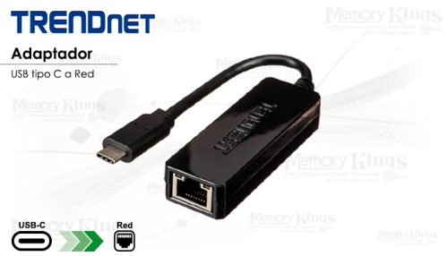 ADAPTADOR USB-C a RED GbE TRENDNET TUC-ETG