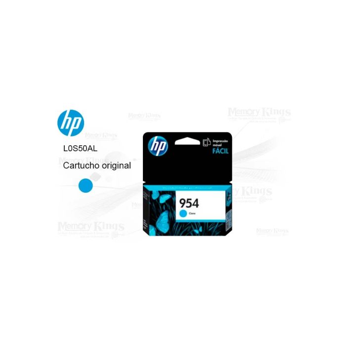 Cartucho de Tinta HP 954 Cian Original 700pag.