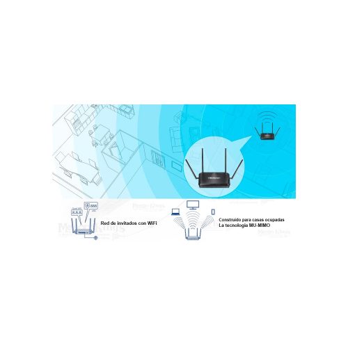 ROUTER TRENDNET TEW-827DRU AC2600 MU-MIMO