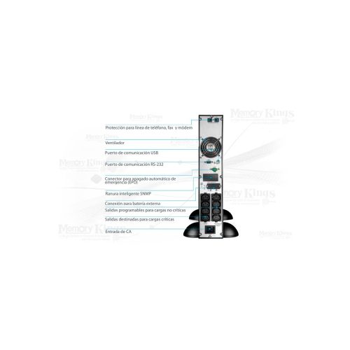 UPS 2000VA(2000W) FORZA FDC-2012R-I ON-Line Rack