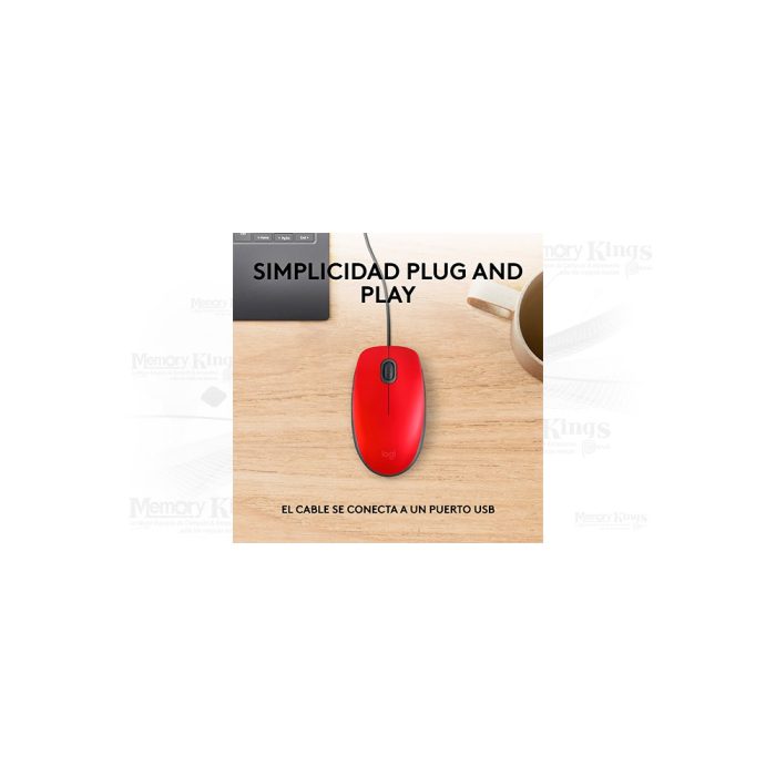 MOUSE LOGITECH M110 SILENT REDLOGITECH M110 SILENT