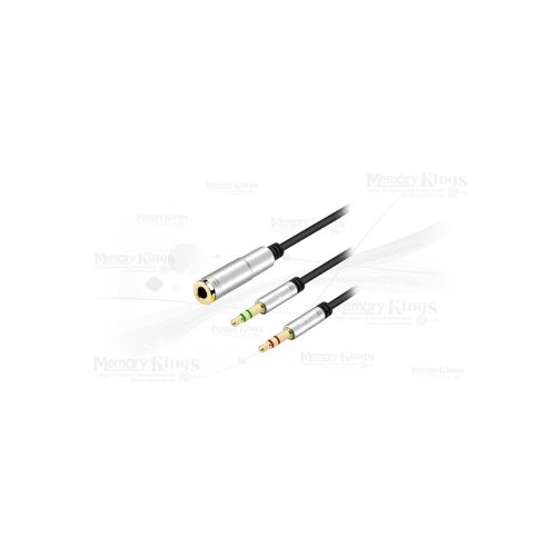 CABLE DE AUDIO SPLITER 2PLUG a 1JACK DELCOM STEREO
