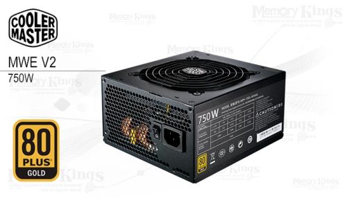 FUENTE 750W 80plus GOLD COOLER MASTER MWE GOLD 750 FULL MODULAR