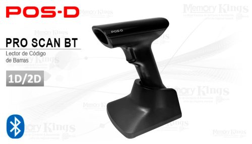 LECTOR CODIGO BARRAS POS-D PRO SCAN BT 2D|1D