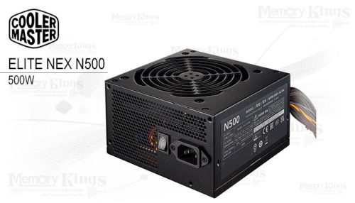 FUENTE 500W Certificada COOLER MASTER ELITE NEX N500