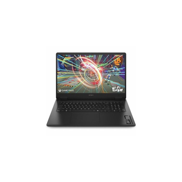 Laptop para videojuegos - OMEN 17-db0000 17-db0009la 43.9cm (17.3") - QHD - AMD Ryzen 9 8945HS - 32GB - 1TB SSD - Español Teclado - Negro sombra - AMD Chip - 2560 x 1440 - Windows 11 Home Single Language - NVIDIA GeForce RTX 4060 con 8GB, AMD Radeon Graphics - Tecnología conmutación en el mismo plano (In-plane Switching, IPS), Eyesafe - Cámara Frontal/Cámara Web - 9.75Horas Duración de pilas - IEEE 802.11ax Wireless LAN Standard
