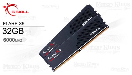 MEMORIA DDR5 32GB 6000 CL36 G.SKILL FLARE X5 (2x16GB) AMD EXPO BLACK