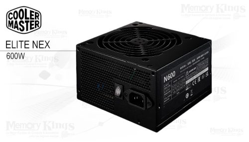 FUENTE 600W Certificada COOLER MASTER ELITE NEX