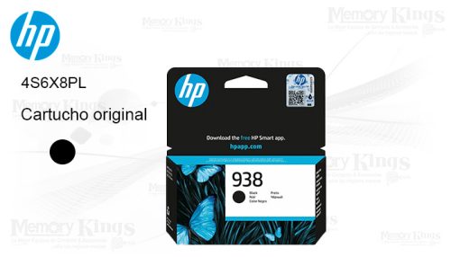 Cartucho de Tinta HP 938 Black Original 1250pag.