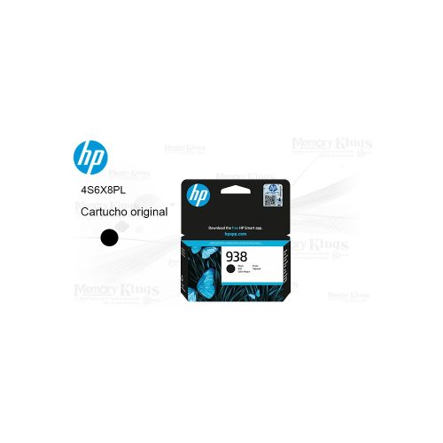 Cartucho de Tinta HP 938 Black Original 1250pag.