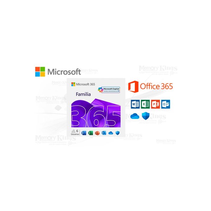 MICROSOFT Office 365 Familia 6 Usuarios Digital