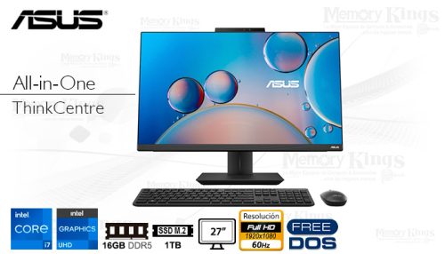 PC All in One Core i7-150U ASUS A5702WVARK-BPE0400 16|1TB|27" Grafica Intel UHD